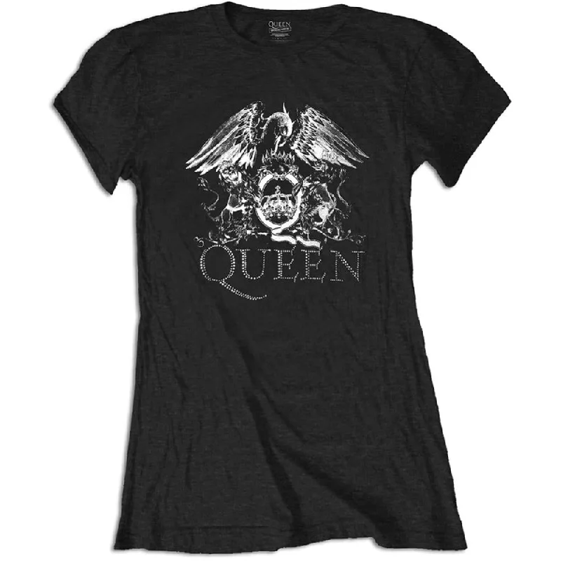 Queen Logo Ladies T-Shirt Front Pockets Side Pockets Patch Pockets Front Pockets Side Pockets Patch Pockets Queen Logo Ladies T-Shirt Front Pockets Side Pockets Patch Pockets Front Pockets Side Pockets Patch Pockets