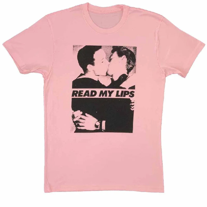 Read My Lips Men T-Shirt Supporting Rainbow Railroad Elegant Classic Vintage Elegant Classic Vintage Read My Lips Men T-Shirt Supporting Rainbow Railroad Elegant Classic Vintage Elegant Classic Vintage