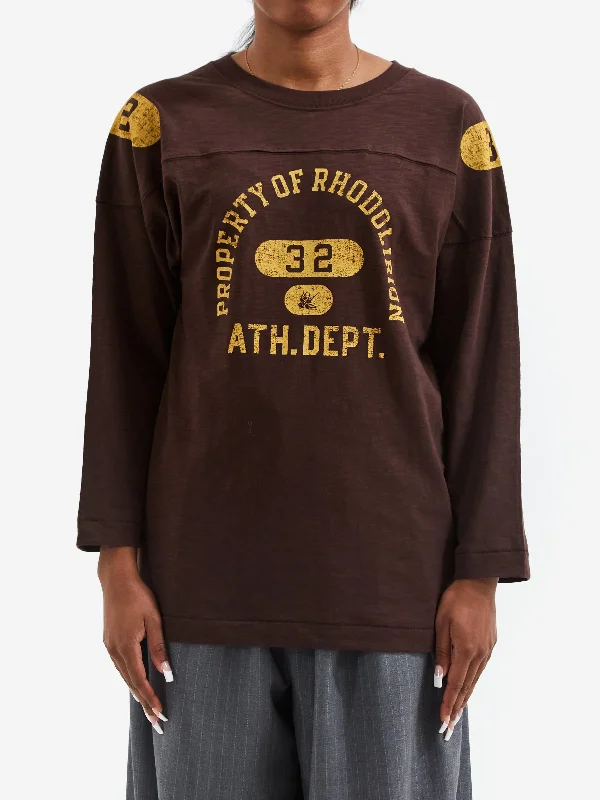 Rhodolirion Numbering Tee - Brown Mesh Blend Leather Blend Suede Blend Mesh Blend Leather Blend Suede Blend Rhodolirion Numbering Tee - Brown Mesh Blend Leather Blend Suede Blend Mesh Blend Leather Blend Suede Blend