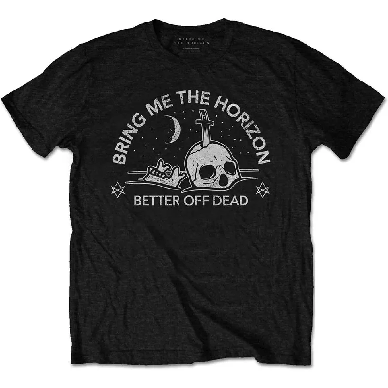 SALE | Bring Me The Horizon | Official Band T-Shirt | Happy Song Anti-Pilling Machine Wash Handmade Anti-Pilling Machine Wash Handmade