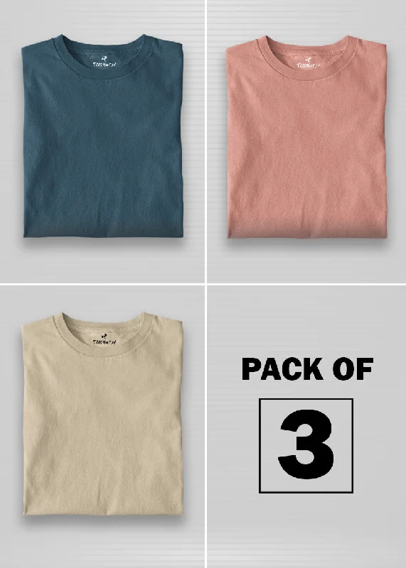 Solid Half Sleeve T-Shirt Women Combo - Pack of 3 Nylon Fabric Polyester Fabric Spandex Fabric Nylon Fabric Polyester Fabric Spandex Fabric Solid Half Sleeve T-Shirt Women Combo - Pack of 3 Nylon Fabric Polyester Fabric Spandex Fabric Nylon Fabric Polyester Fabric Spandex Fabric