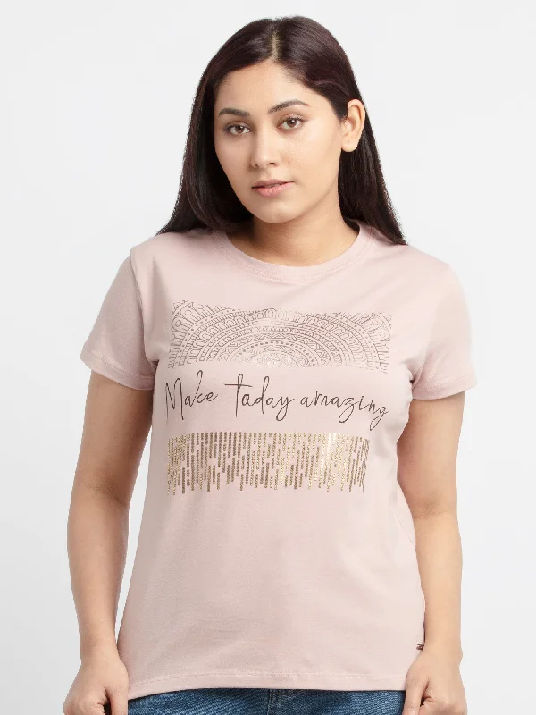 Women Printed Round Neck T-Shirt Cashmere Blend Cotton Blend Poly Blend Cashmere Blend Cotton Blend Poly Blend Women Printed Round Neck T-Shirt Cashmere Blend Cotton Blend Poly Blend Cashmere Blend Cotton Blend Poly Blend