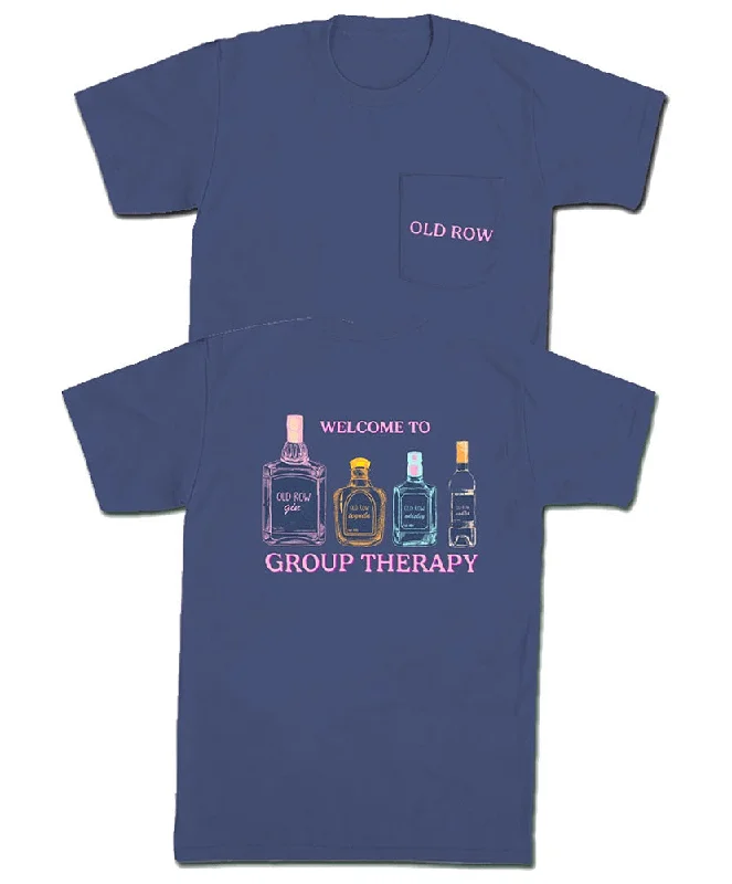 Old Row - Group Therapy Pocket Tee Terry Blend Velvet Blend Canvas Blend Terry Blend Velvet Blend Canvas Blend