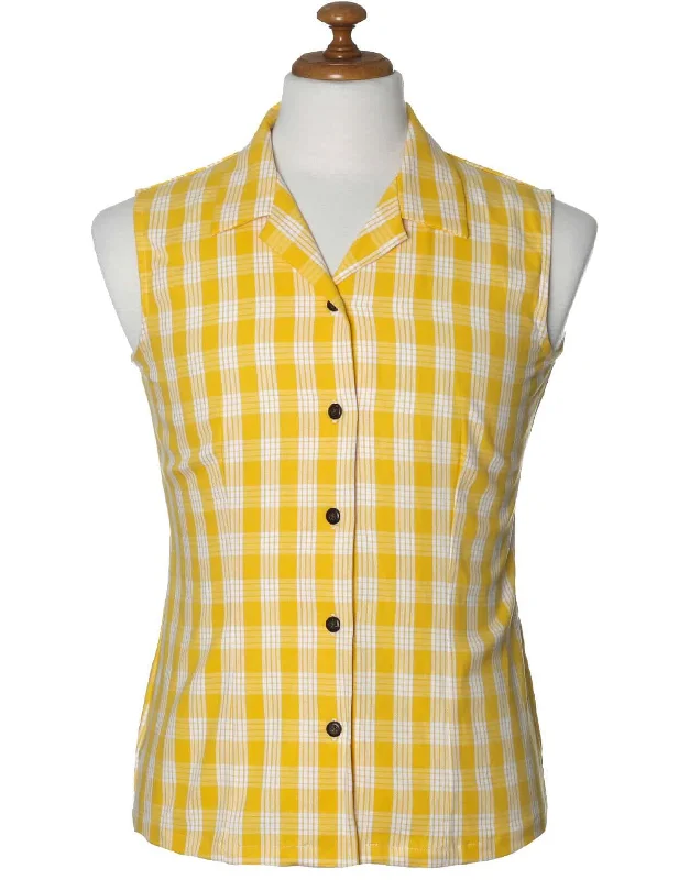 Yellow Sleeveless Women Palaka Shirt Knit Fabric Woven Fabric Fleece Fabric Knit Fabric Woven Fabric Fleece Fabric Yellow Sleeveless Women Palaka Shirt Knit Fabric Woven Fabric Fleece Fabric Knit Fabric Woven Fabric Fleece Fabric