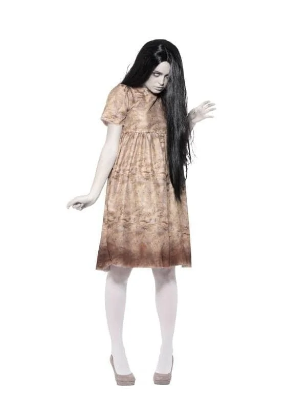 Evil Spirit The Ring Costume Adult Grey Decayed Dress Wig Tunics Sophisticated sleek Tunics Sophisticated sleek Evil Spirit The Ring Costume Adult Grey Decayed Dress Wig Tunics Sophisticated sleek Tunics Sophisticated sleek